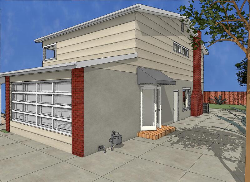 Brockway st 005 side elevation proposed